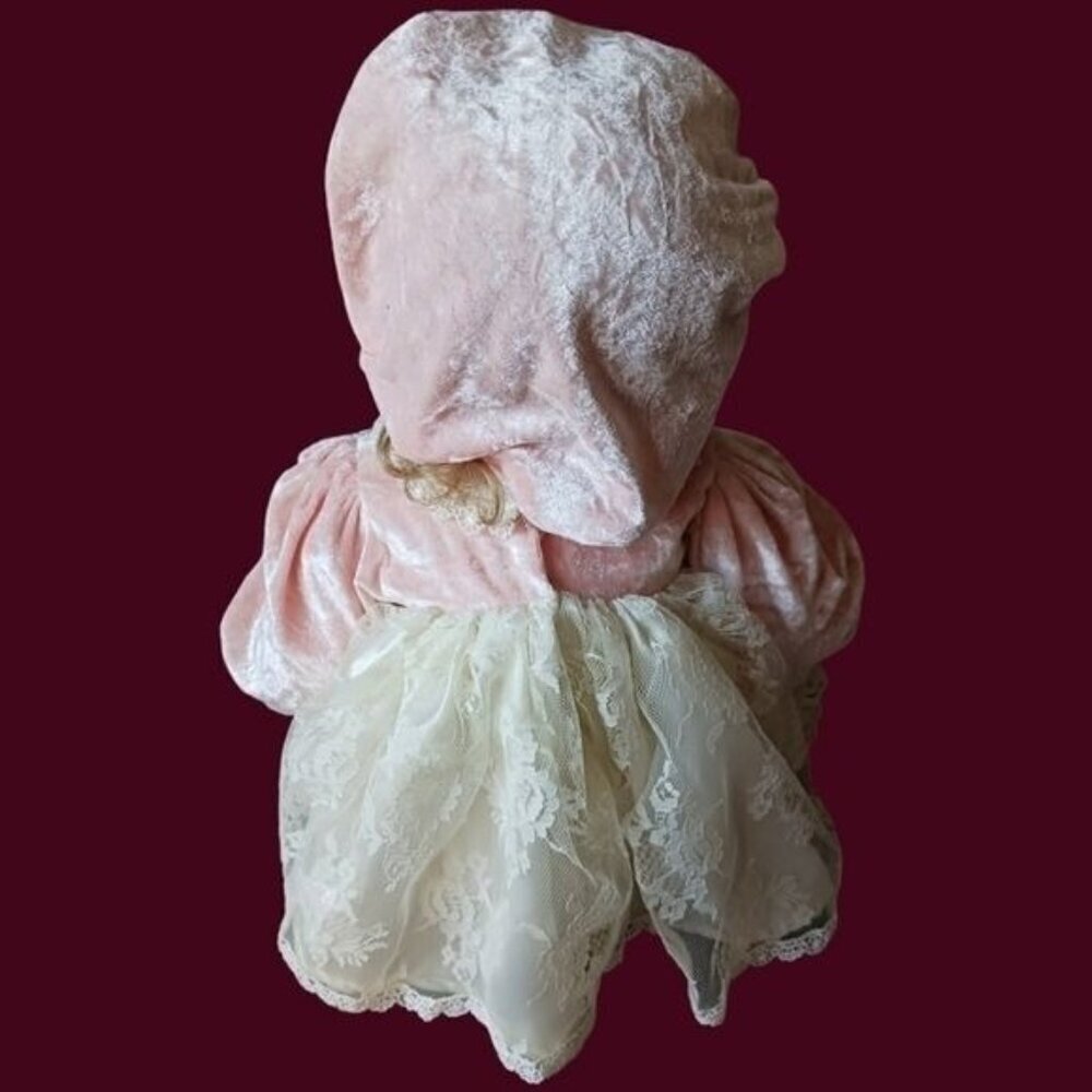 Vintage vinyl doll pink and white "14" - Picture 2 of 12